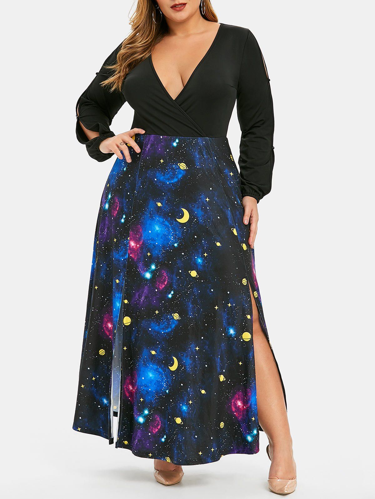 galaxy dress plus size