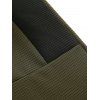 Color Block Spliced Drawstring Jogger Pants - ARMY GREEN S