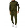 Contrast Side Leisure Jogger Pants - ARMY GREEN XS