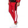 Pantalon de Joggong Décontracté en Blocs de Couleurs - Rouge L