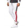 Pantalon de Joggong Décontracté en Blocs de Couleurs - Blanc XS