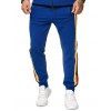 Pantalon de Jogging à Rayure Colorée à Cordon - Bleu 2XL