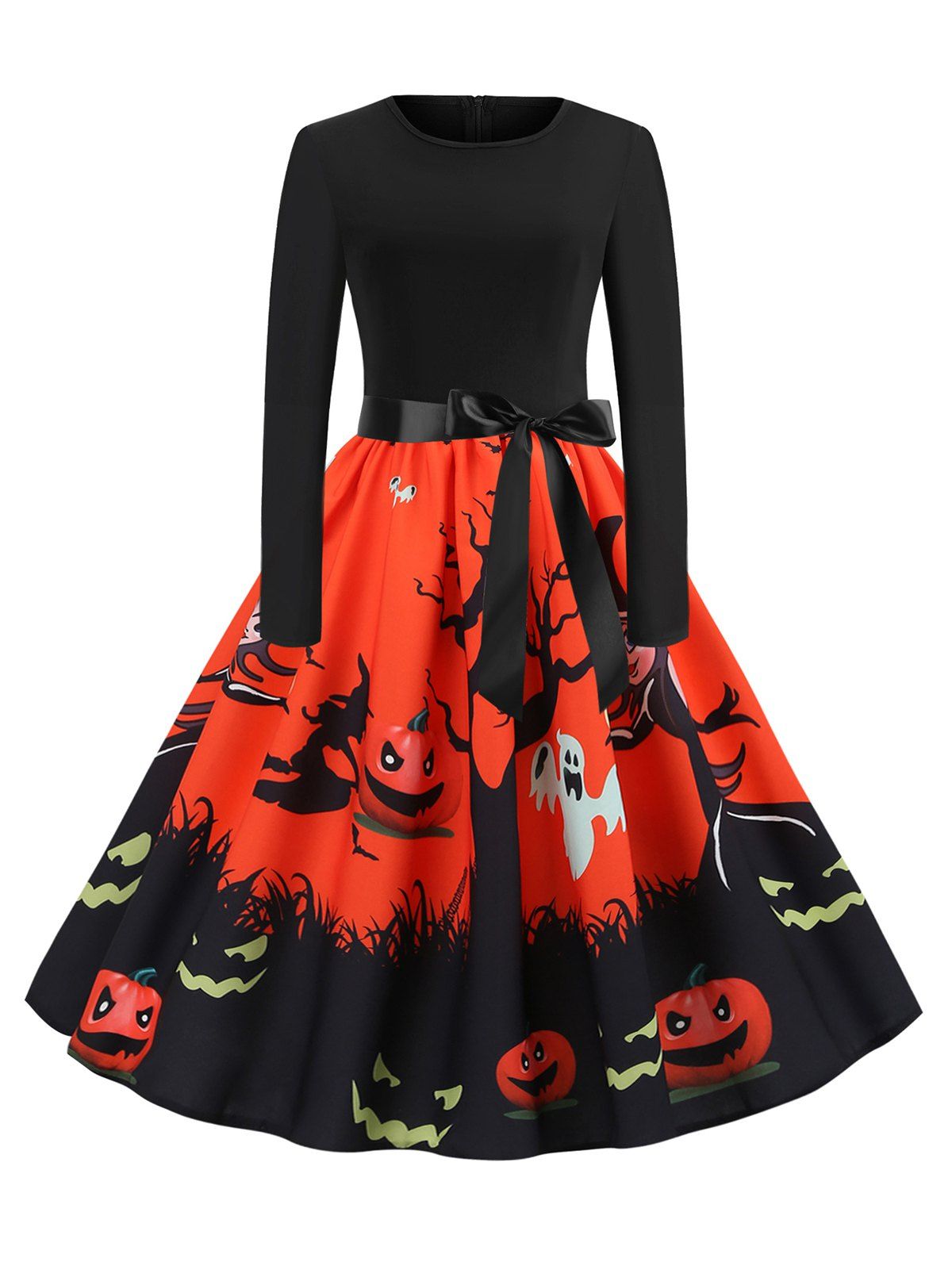 halloween swing skirt