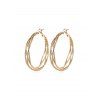 Boucles d'Oreille Chic Cercle en Alliage - Or 
