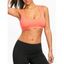 Crisscross Padded Performance Sports Bra - ORANGE M