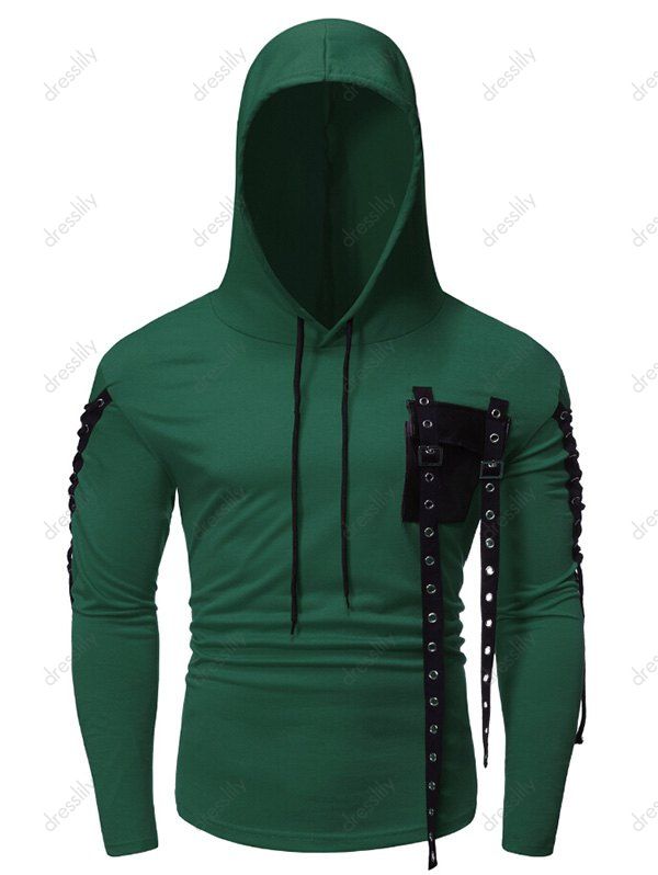 deep green hoodie