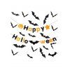 Ensemble de Décoration d'Halloween Bannière Chauves-souris en PVC 60 Pièces - multicolor A 