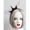 Bande de Cheveux d'Halloween Couronne en Dentelle - Noir 