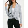 Cardigan Convertible Drapé - Nuage Gris S