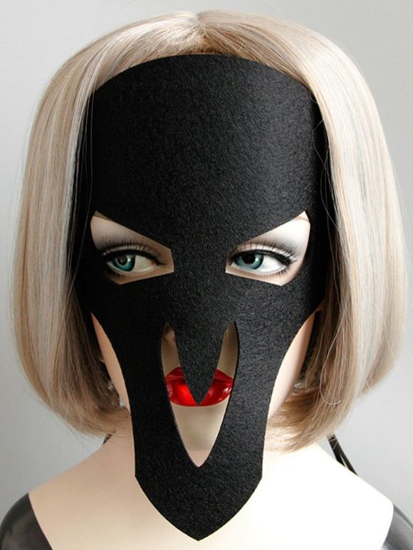 Masque de Soirée d'Halloween Crâne - Noir 