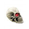 Crâne de résine de décorations de bureau Halloween avec lumière LED en forme de coeur - multicolor D 