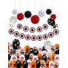 Ensemble de Ballons d'Halloween Motif d'Œil et d'Animal Décoration de Fête - multicolor A 