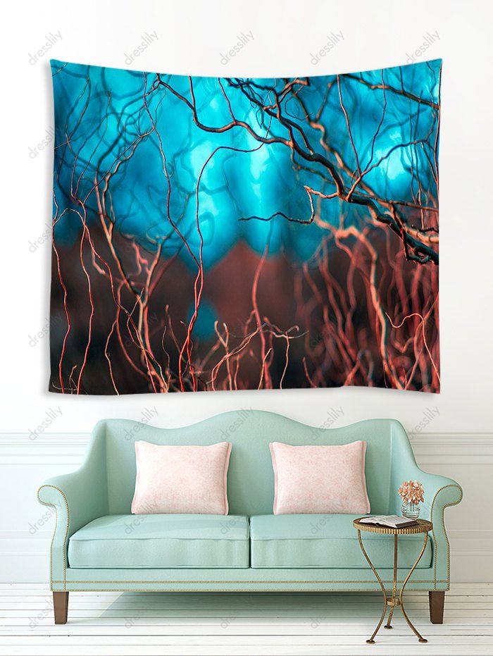 Photo Gallery Vine Branch Print Tapestry Wall Hanging Art Decoration