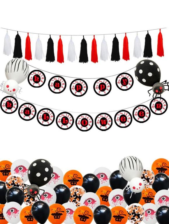 Ensemble de Ballons Décoratifs d'Halloween Motif d'Animaux Dessin Animé - multicolor A 
