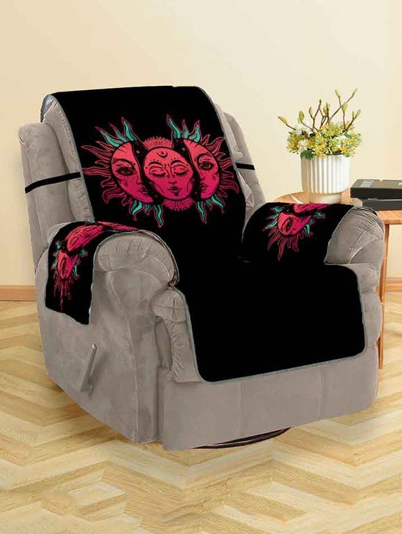 Housse de canapé design Halloween soleil - multicolor SINGLE SEAT
