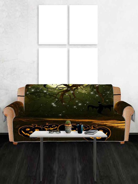 Housse de canapé design chauve-souris Halloween - multicolor THREE SEATS
