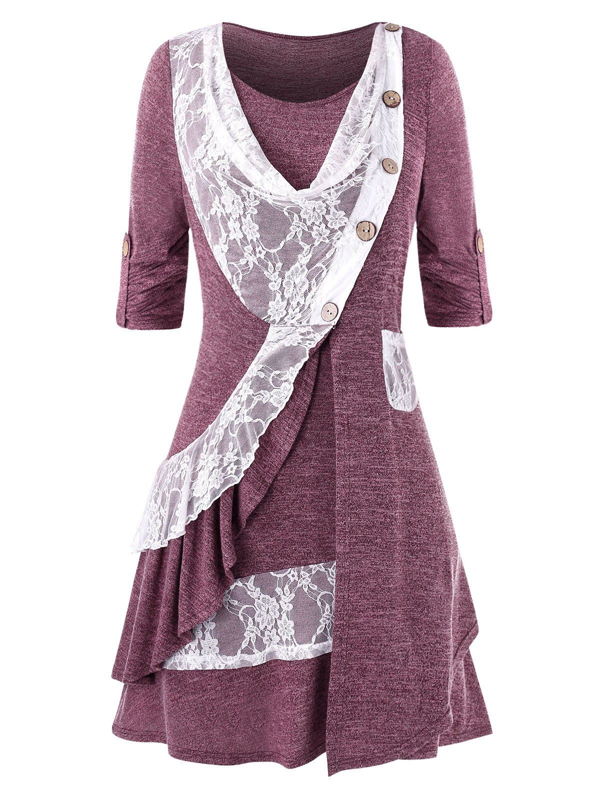 purple sweater dress plus size