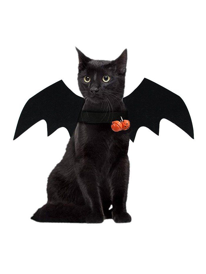 Halloween Pet Bat Wings Decor - multicolor A 