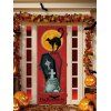 Autocollants de porte thème Halloween impression 3D - multicolor 2PCS X 15 X 79 INCH