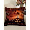 Oreiller Gothique Thème d'Halloween Imprimé - multicolor D W18 X L18 INCH