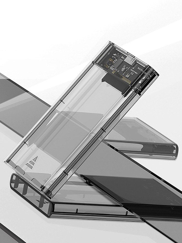

2.5 Inch Transparent Hard Drive Enclosure SATA to USB 3.0 HDD Box External HDD Case