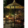 Outdoor Christmas Ball Shape Waterproof Solar String Lights - YELLOW 