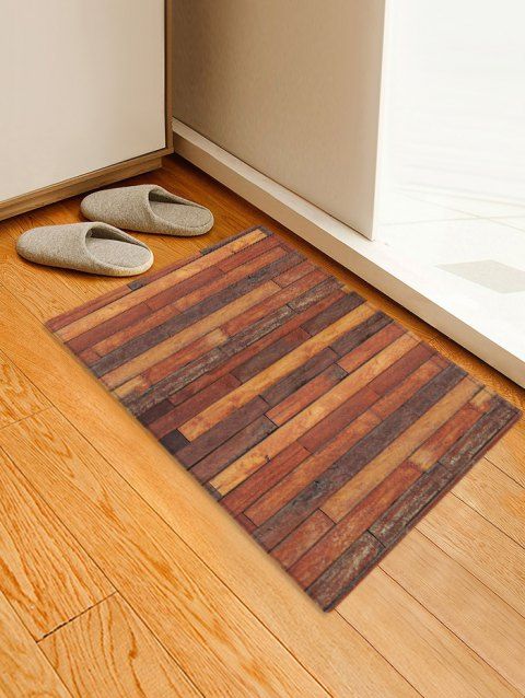 Wooden Plank Printed Floor Rug Wooden Plank Printed Floor Rug