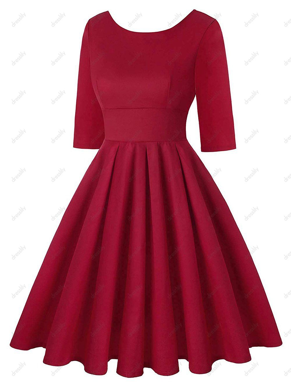 vintage fit and flare dress