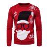 Christmas Santa Claus Pattern Sweater - RED XL