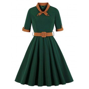 vintage-bowknot-fit-and-flare