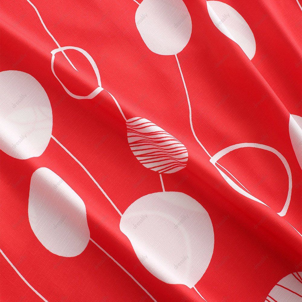 

Plus Size Polka Dot Batwing Sleeve Blouse, Bean red