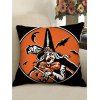 Taie d'Oreiller Décorative Motif Thème d'Halloween - multicolor A W18 X L18 INCH