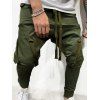 Pantalon Cargo de Sport Long Ruban avec Poches à Cordon - Vert Armée 3XL