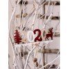 Décoration de Noël Pendante 2020 Cerf en Bois - multicolor B 