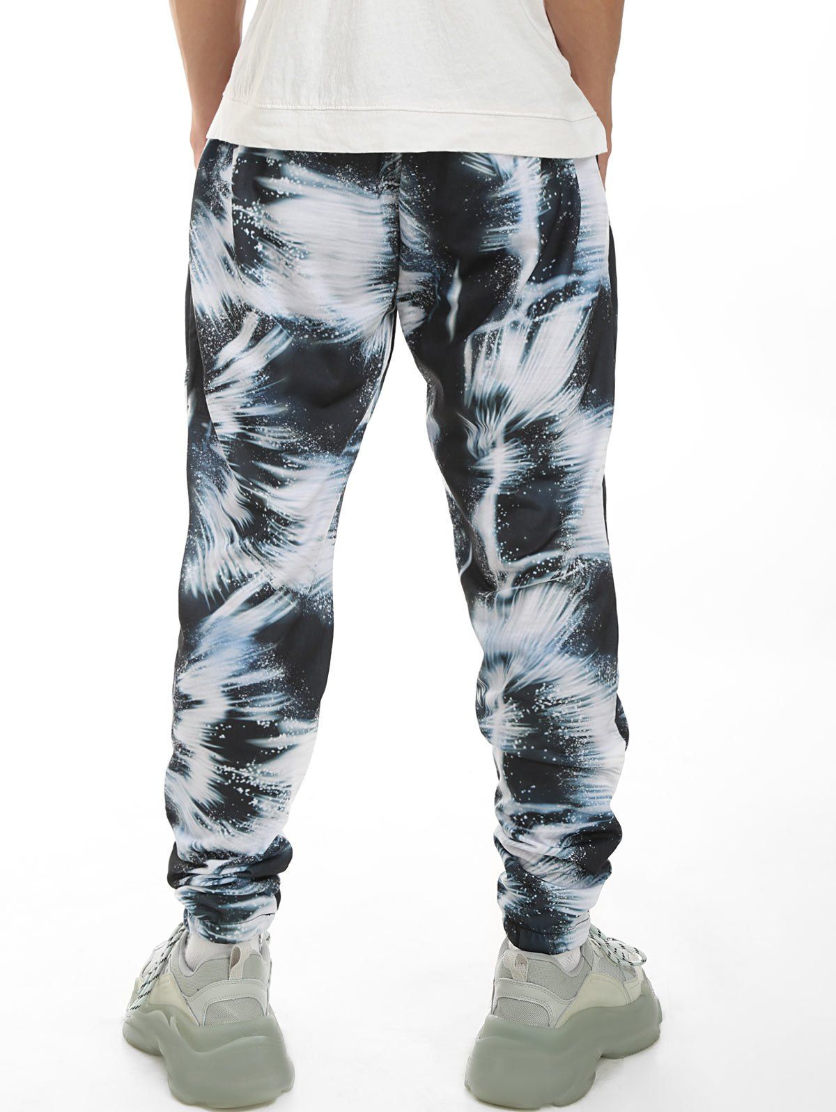 tie dye jogger set mens