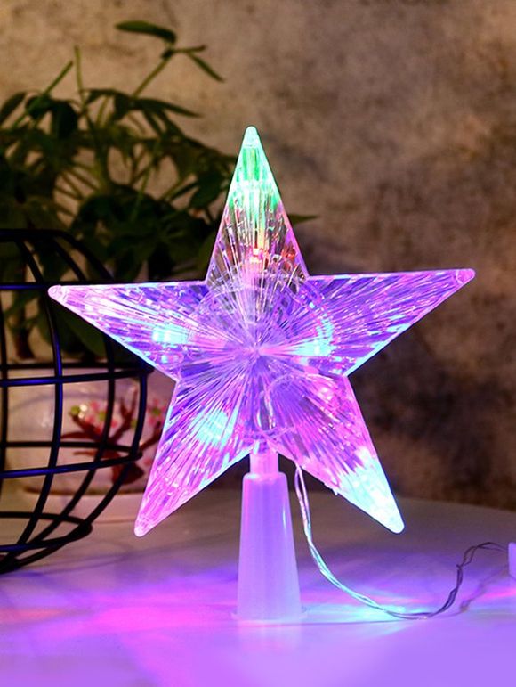 Lampe LED Décoration Etoile Arbre de Noël - multicolor A 