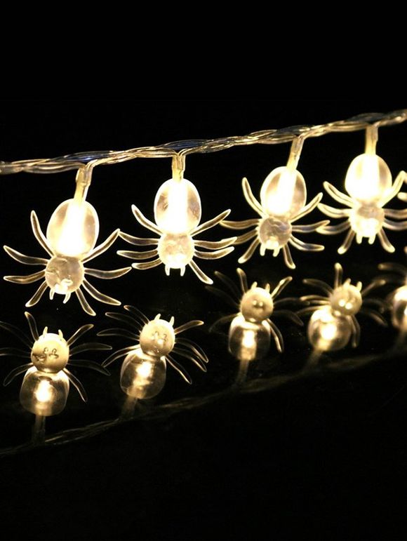 Lame LED de Soirée Boule Décorative Araignée 3 Mètres - Blanc Chaud 