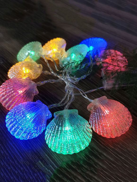 Lame LED de Soirée Décorative en Forme de Coquille 4 Mètres - multicolor A 