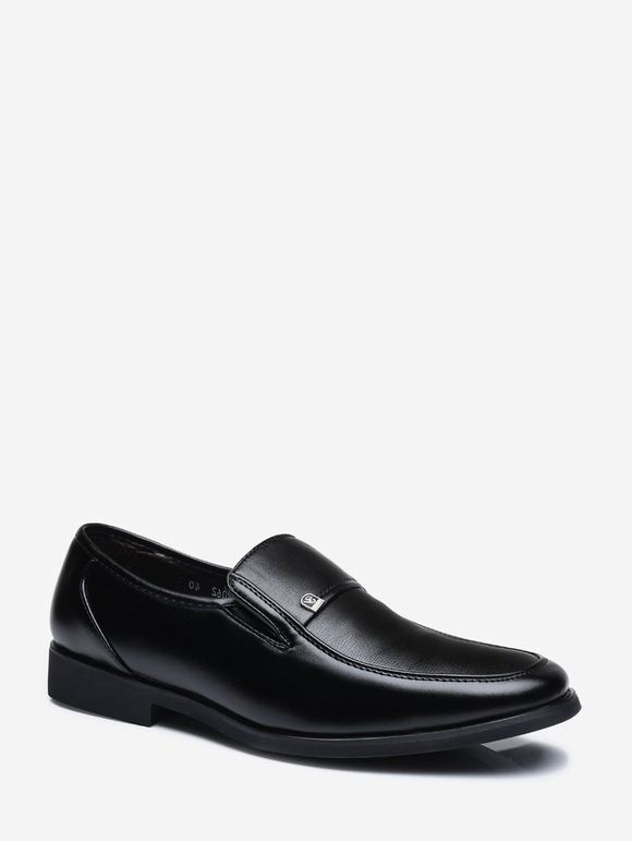 Chaussures Vintage à Bout Pointu - Noir EU 40