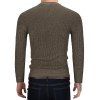 Brief Style Round Neck Sweater - KHAKI XL