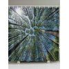 Rideau de Douche Imperméable 3D Forêt Imprimée - multicolor W71 X L71 INCH