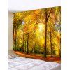 Sunlight Maple Forest Print Tapestry Wall Hanging Art Decoration - multicolor A 230*180CM