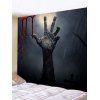 Tapisserie d'Halloween Enfer Main avec Sang - Nuit W91 X L71 INCH