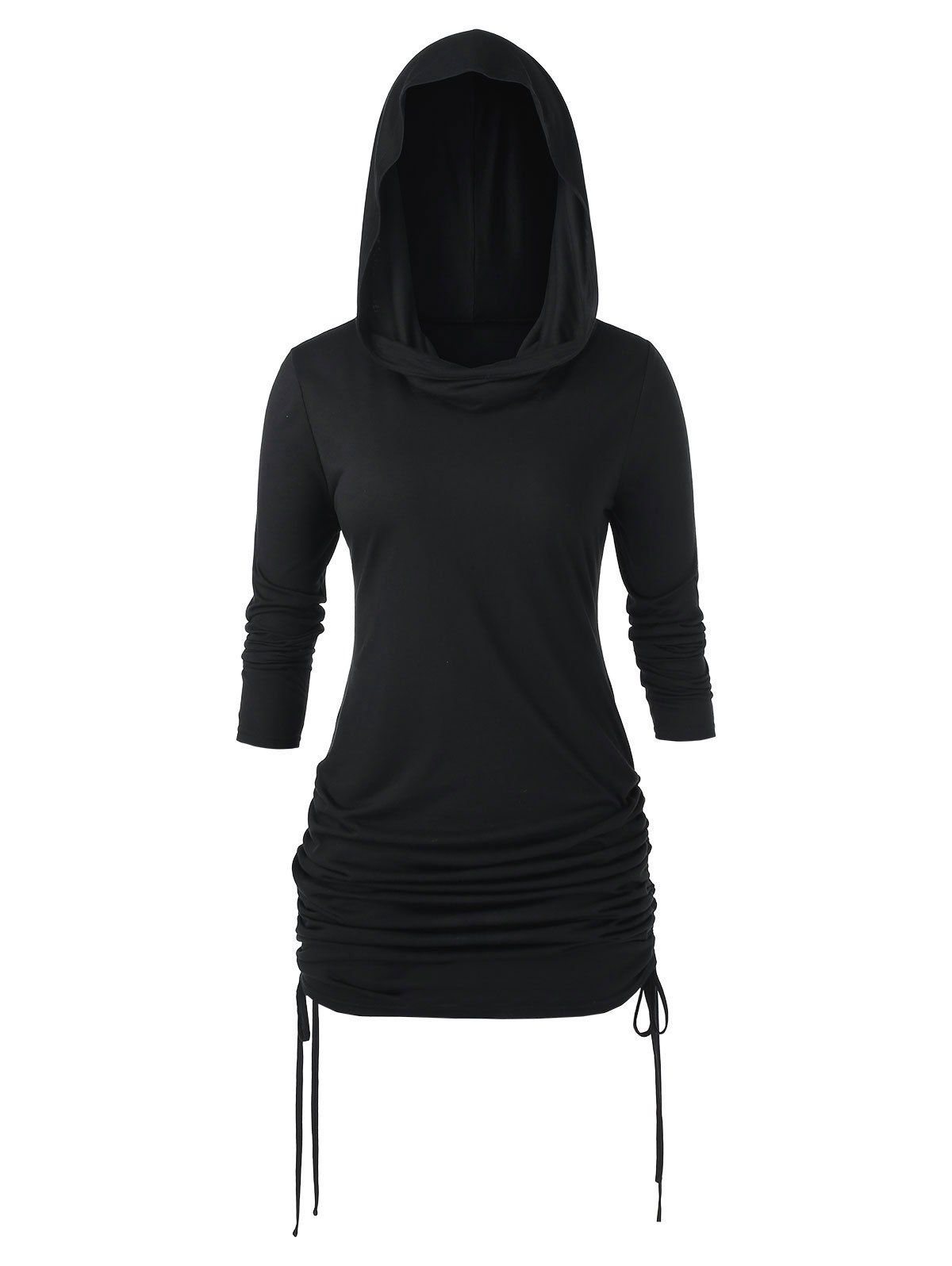 plus size hooded tunic