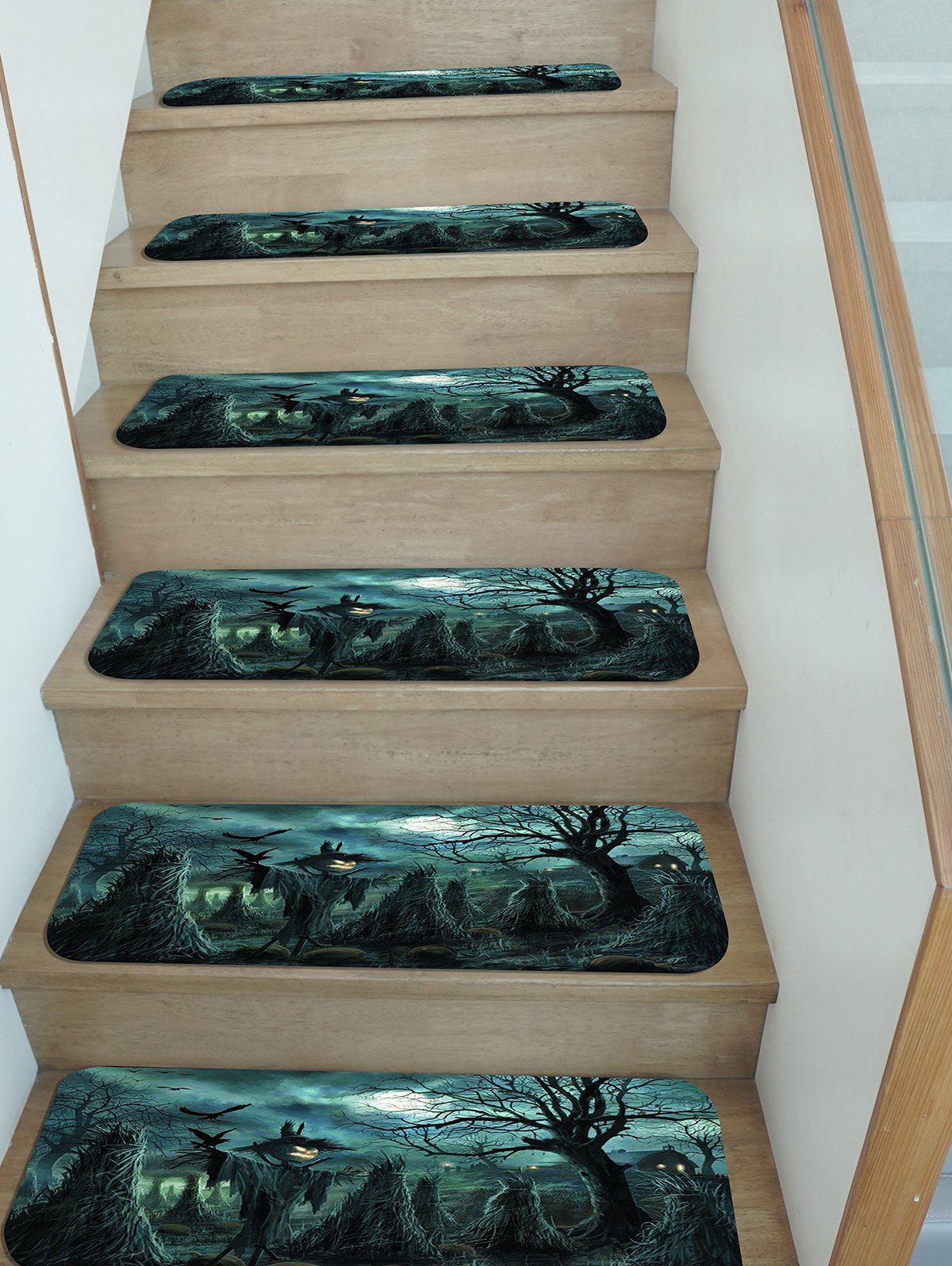 33 Off 2020 Gothic 3d Ghost Halloween Print Floor Mat In