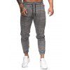 Pantalon de Jogging Rayé à Carreaux Imprimés - multicolor B 2XL
