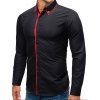 Chemise Boutonnée à Manches Longues - Noir L
