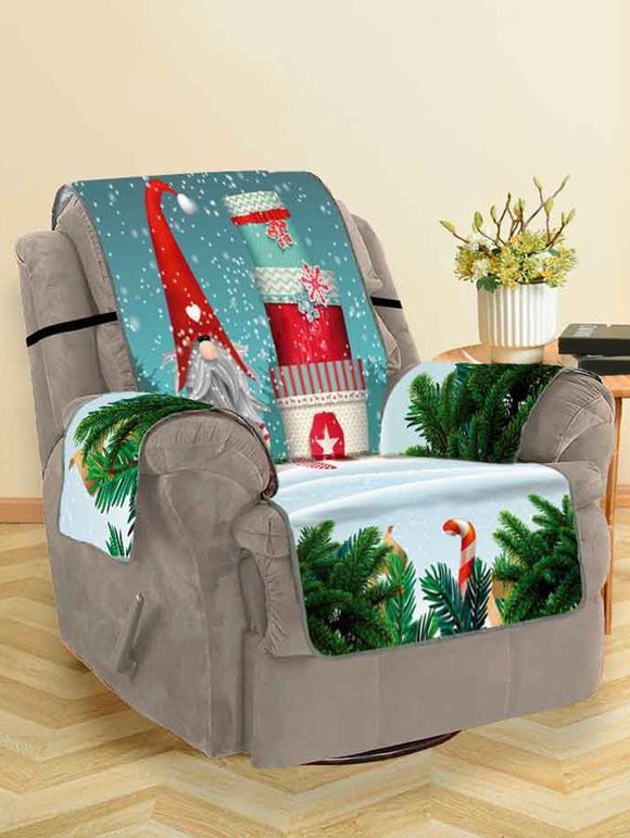 Housse de Canapé Motif de Cadeaux et de Père Noël - multicolor SINGLE SEAT