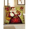 Taie d'Oreiller Décorative Père Noël et Cadeaux Imprimés - multicolor W24 X L24 INCH