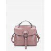 Sac à Bandoulière en Couleur Unie - Rose 